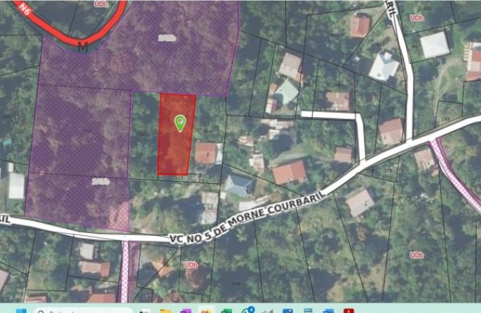 Vente Terrain 1015m&sup2; Le Marin