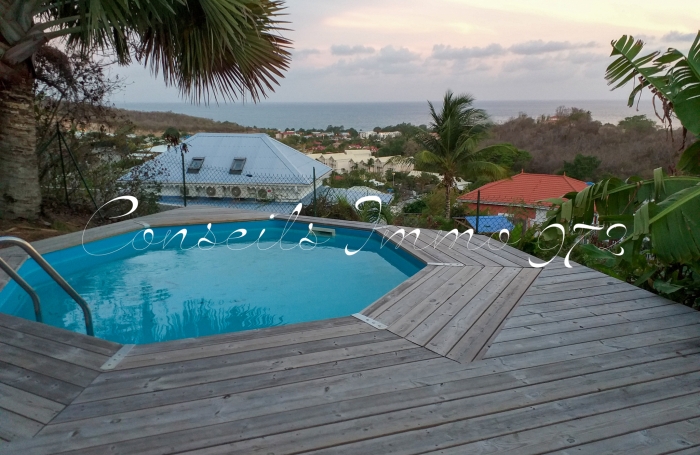 Villa meubl&eacute;e avec piscine &agrave; louer   Dizac - Le Diamant (Martinique)
