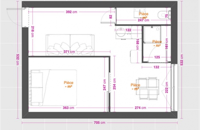 Vente Appartement 30.5m&sup2; 2 pi&#232;ces La Trinité