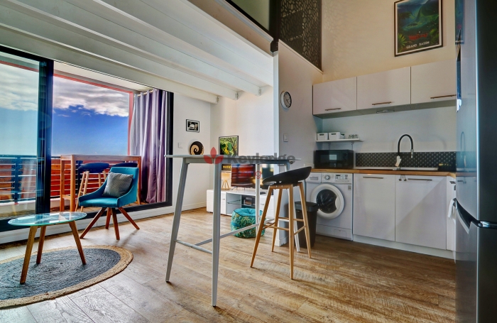 Appartement T2 Bis vue mer - 46 m2 - Les Avirons