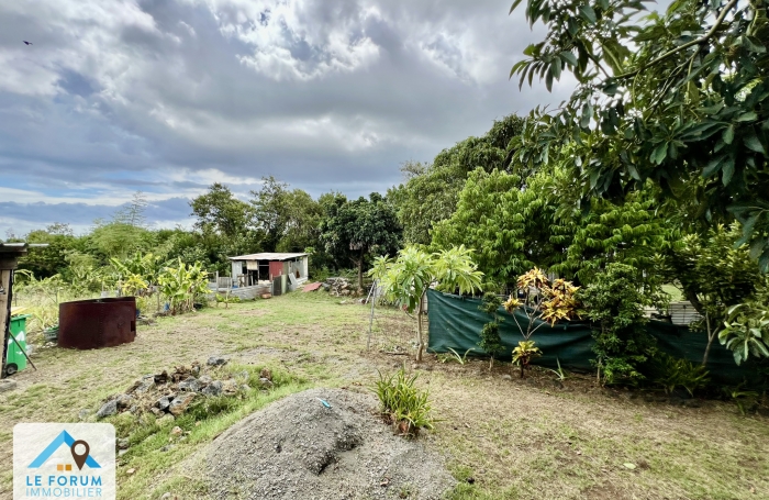 SAINT PIERRE 97410 - BEAU TERRAIN PLAT - BIEN PROPORTIONNÉ