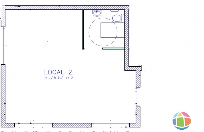 Location Local commercial 1 pi&#232;ce Saint André