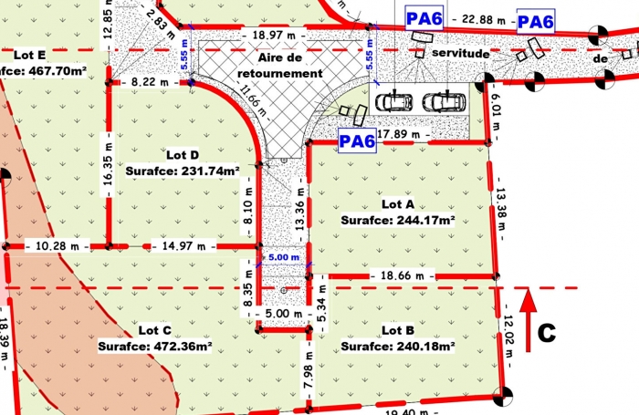 Vente Terrain 427m² Sainte Marie