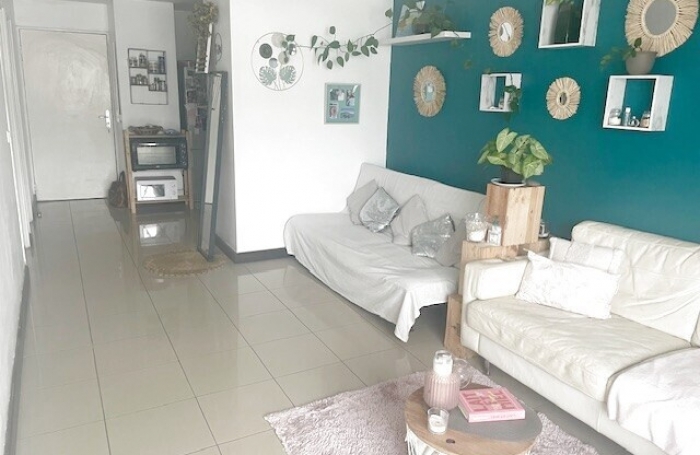 T2 VUE MONTAGNE STE CLOTILDE centre LOUE actuellement