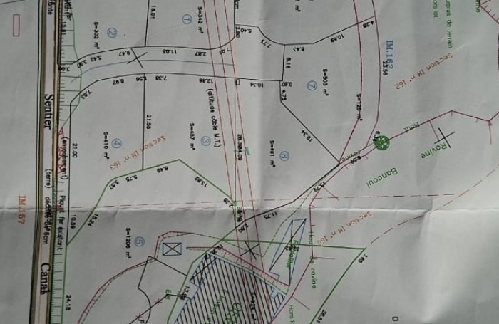 Vente Terrain 491m&sup2; Sainte Clotilde