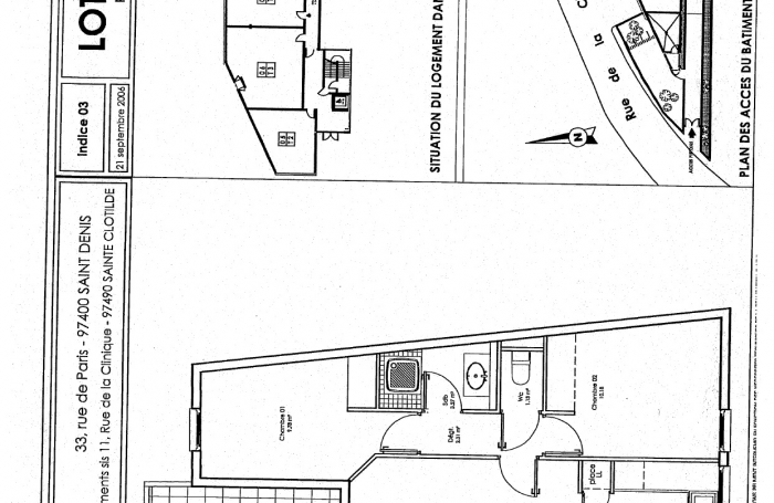 T3 secteur Clinique Ste Clotilde
