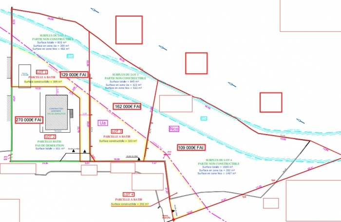 &Agrave; VENDRE  Terrain constructible avec vaste espace bois&eacute;