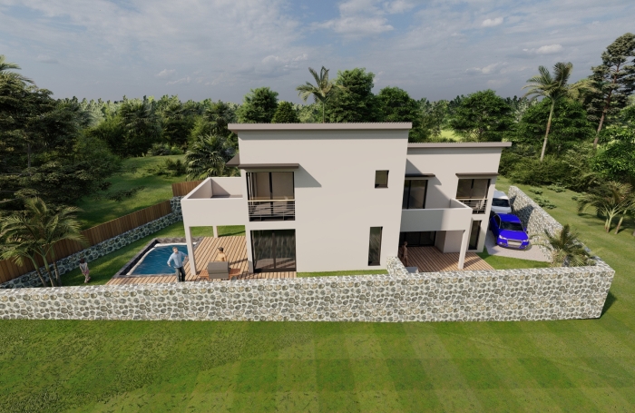 LES AVIRONS 97425 - BELLE PARCELLE - PROCHE CENTRE