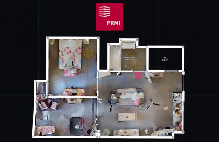 Vente Appartement 43m&sup2; 2 pi&egrave;ces Saint Paul