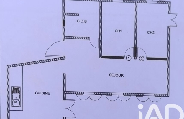 Vente Maison 70m&sup2; 3 pièces Petite &icirc;le