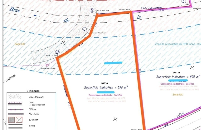 Vente Terrain 596m&sup2; Le Guillaume