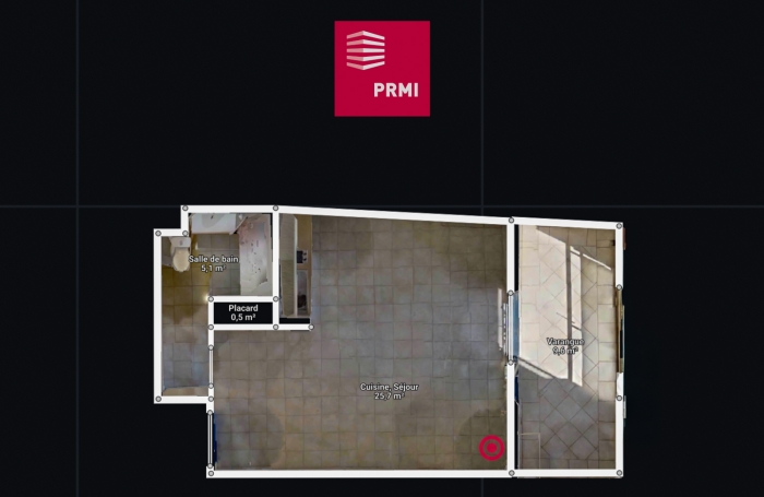 Vente Appartement 30.84m&sup2; 1 pi&egrave;ce Sainte Clotilde