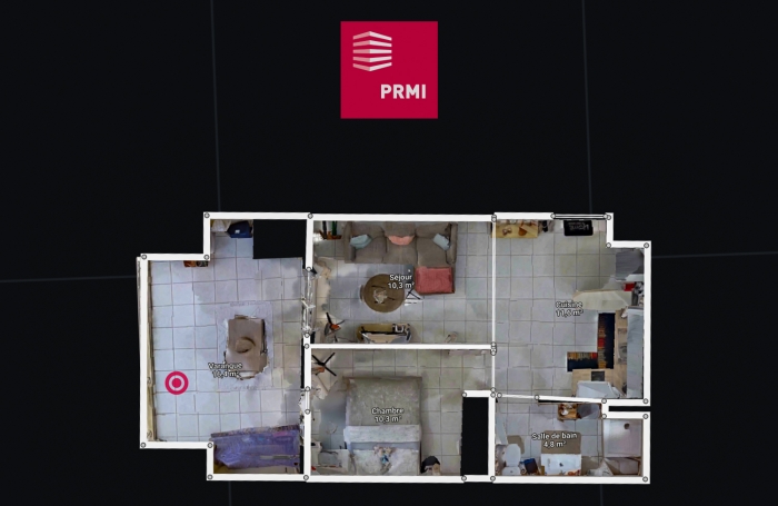 Vente Appartement 34.89m&sup2; 2 pi&egrave;ces Sainte Marie