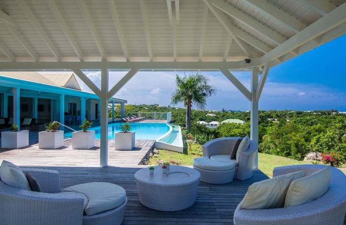 Propri&eacute;t&eacute; de 2 villas vue mer aux Terres Basses