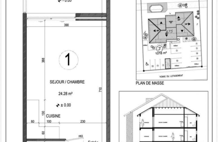 Vente Appartement 30m&sup2; 1 pièce Saint Martin